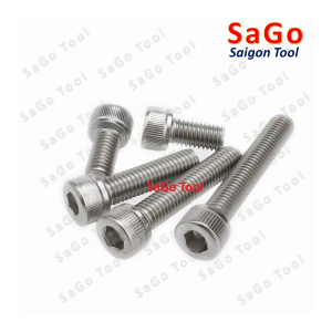 Bulong lục giác đầu trụ Inox 304 M3 M4 M5 M6 M8 M10, Ốc lục giác inox 304